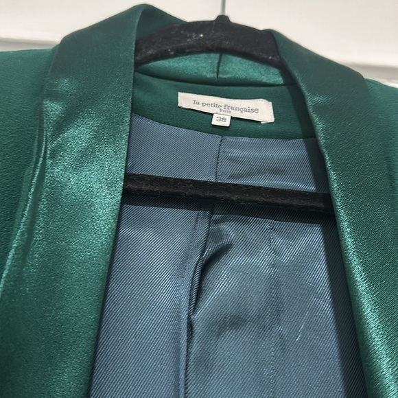 La Petite Francaise Green Blazer - Picture 2 of 4
